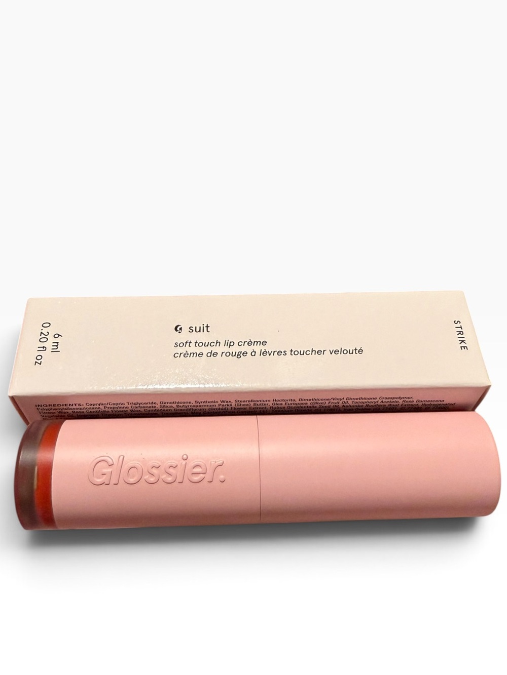 Glossier G Suit Soft Lip Creme in Strike